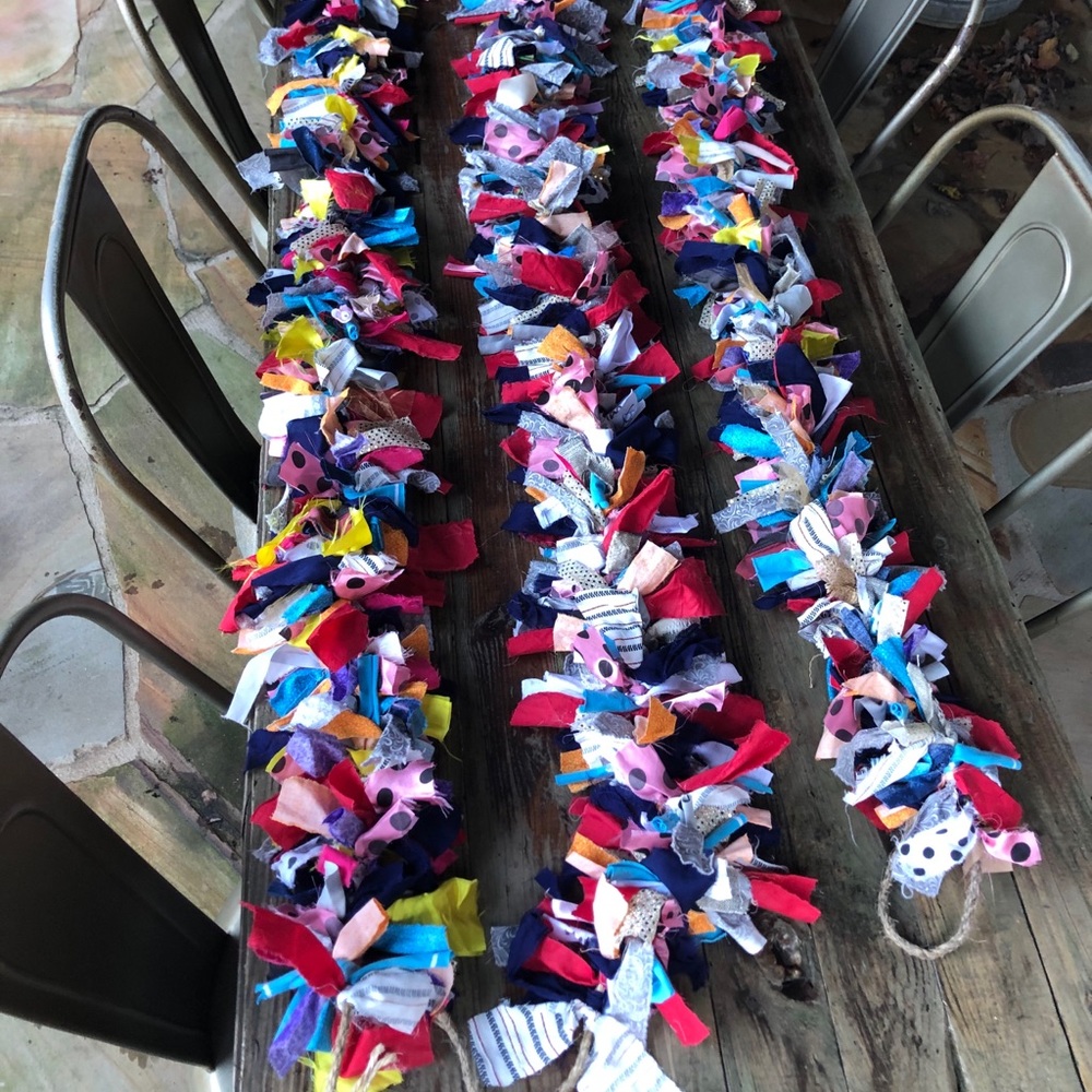 Boho Rag Garland
